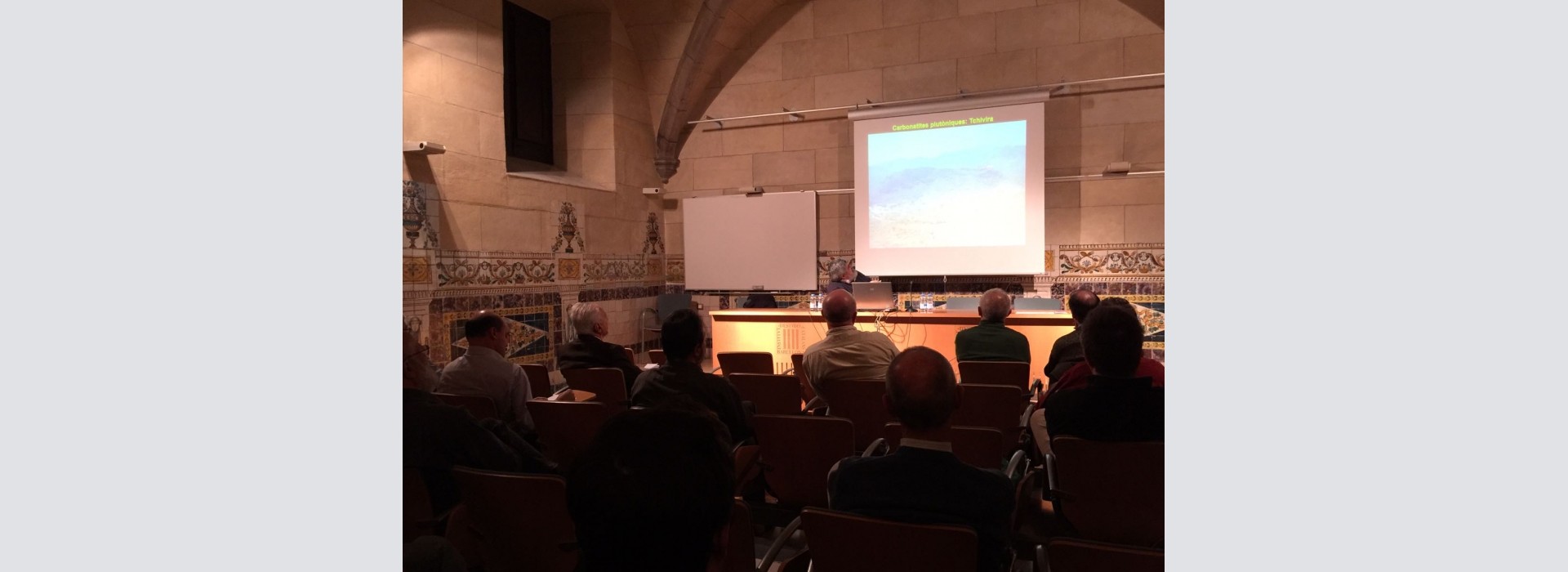 Conferencias mineralógicas de otoño en el Institut d'Estudis Catalans 2019