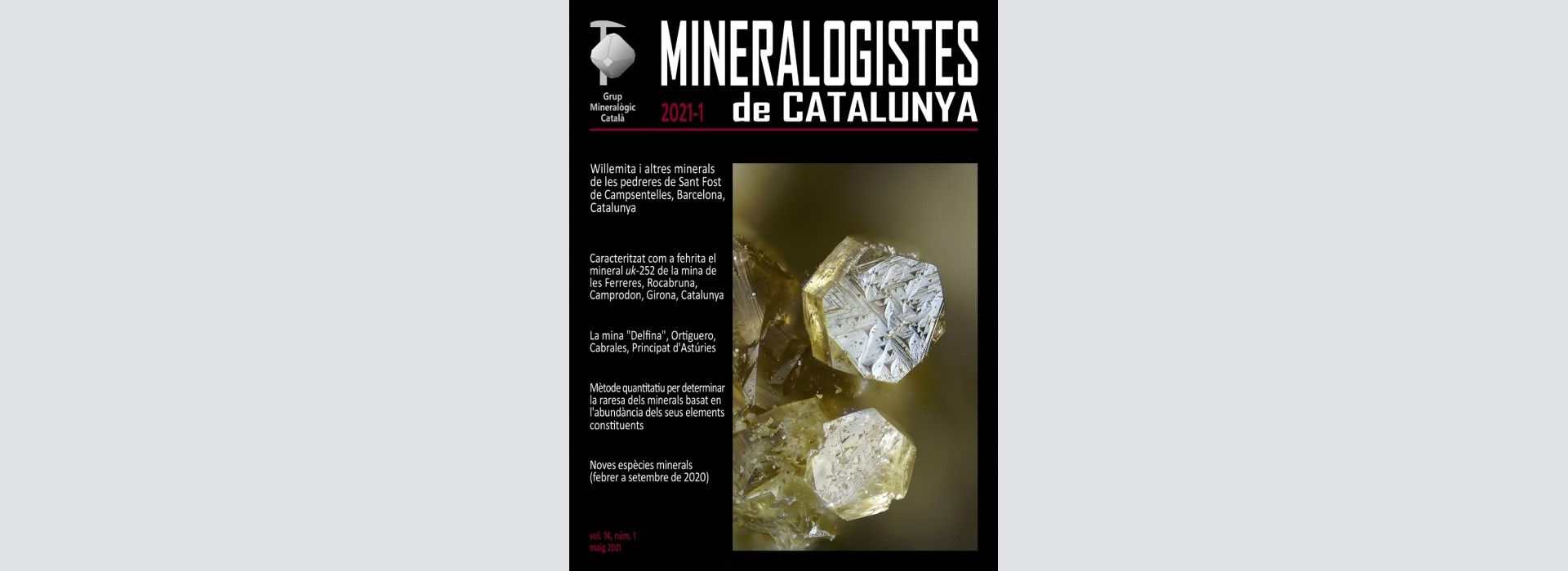 Último número impreso de nuestra revista en catalán <i>Mineralogistes de Catalunya</i>