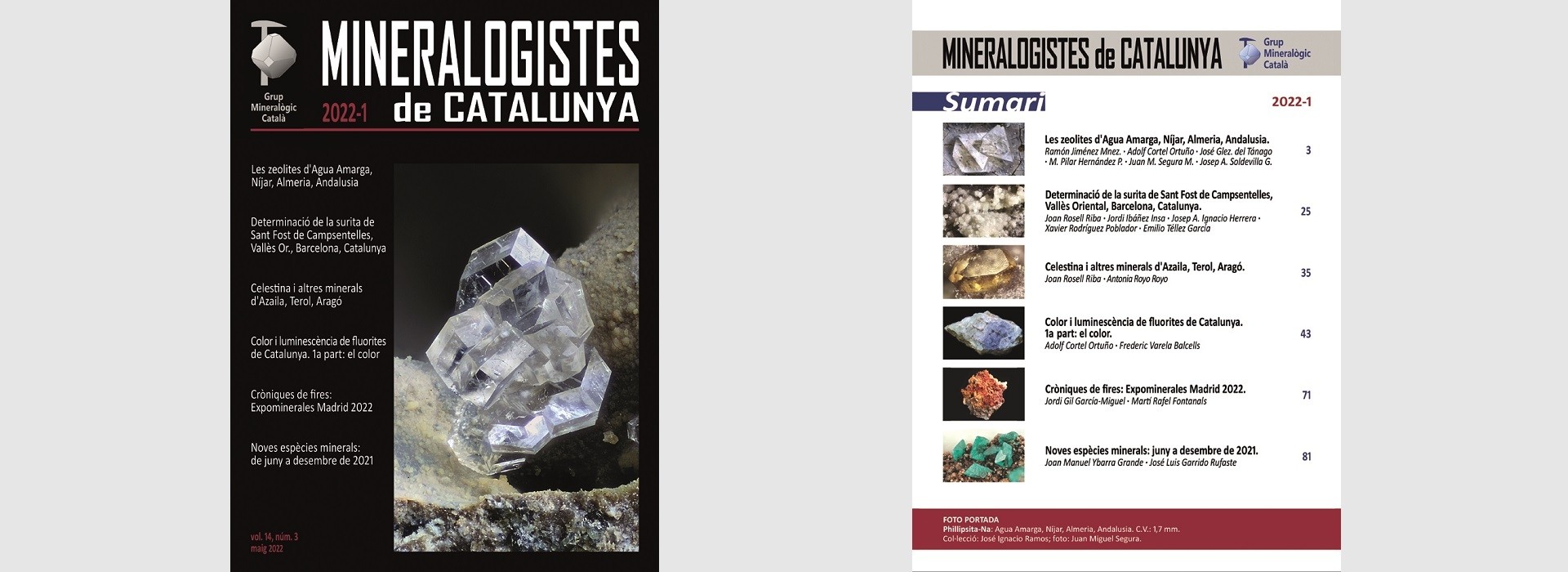 Último número impreso de nuestra revista en catalán <i>Mineralogistes de Catalunya</i>