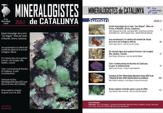 Darrer número imprès de la nostra revista en català <i>Mineralogistes de Catalunya</i>