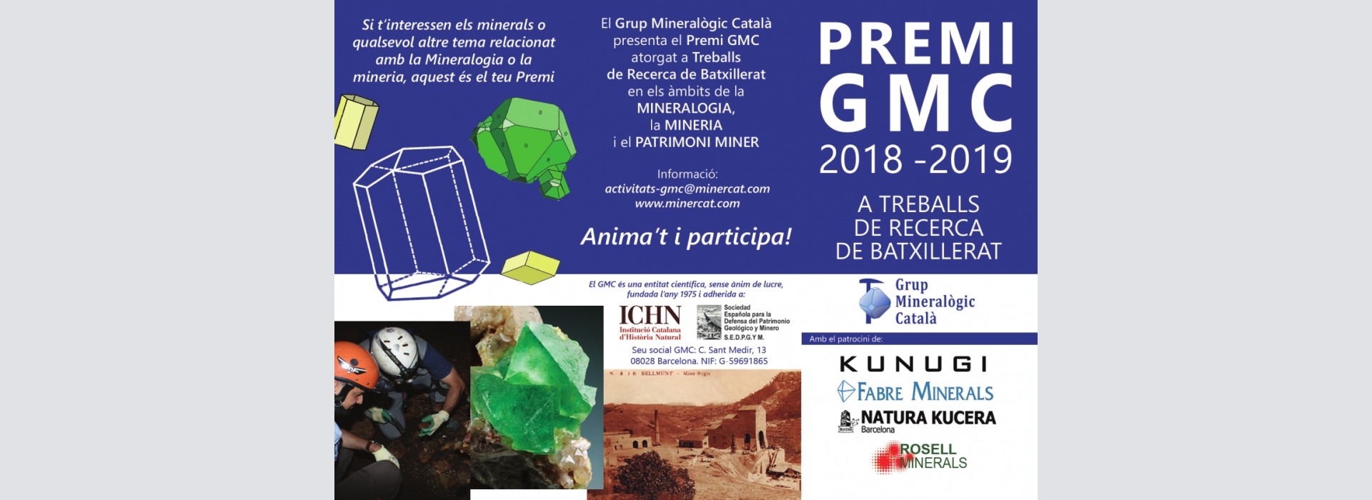Premio GMC 2018-2019 a trabajos de investigación de bachillerato